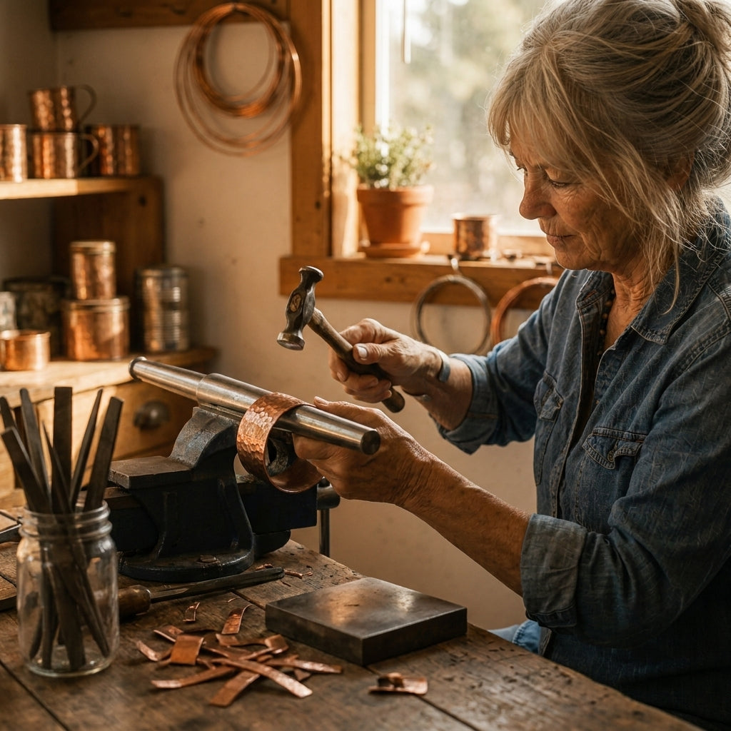 Della's Cord Copper Bracelet