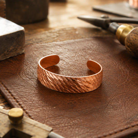 Della's Facet Copper Bracelet