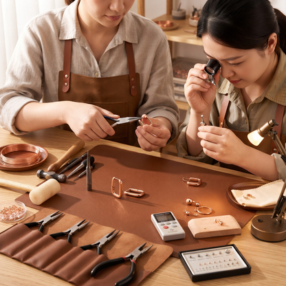 Della's Clasp Copper Earrings