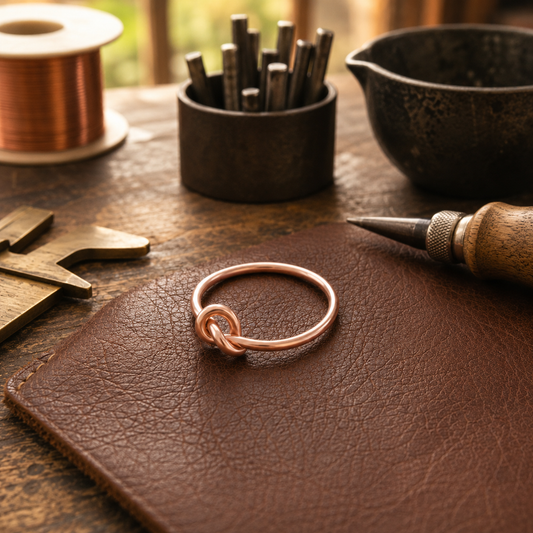 Della's Lace Copper Ring