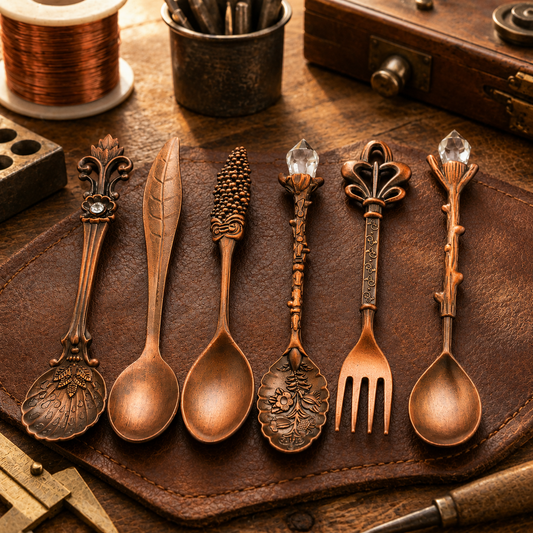 Della's Copper Cutlery Set