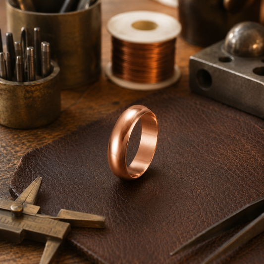Della's Plain Copper Ring