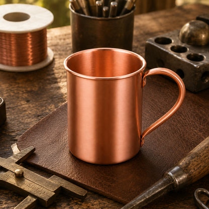 Della's Copper Plain Mug 400ml