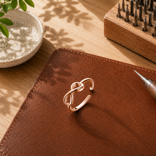 Della's Loop Copper Toe Ring