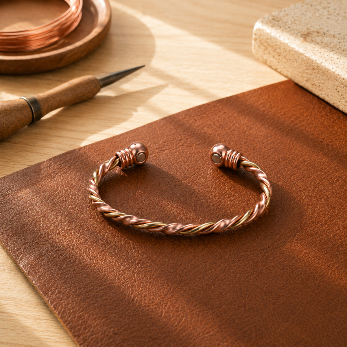 Della's Twine Copper Bracelet