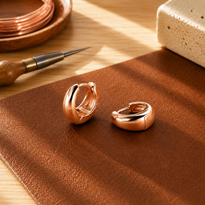 Della's Hull Copper Earrings