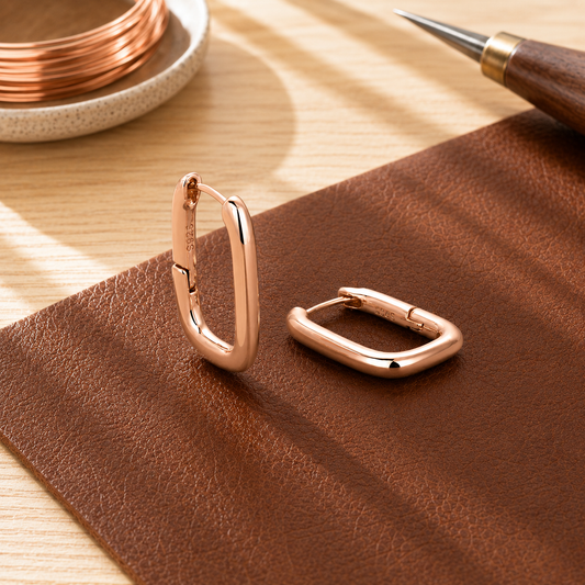 Della's Clasp Copper Earrings