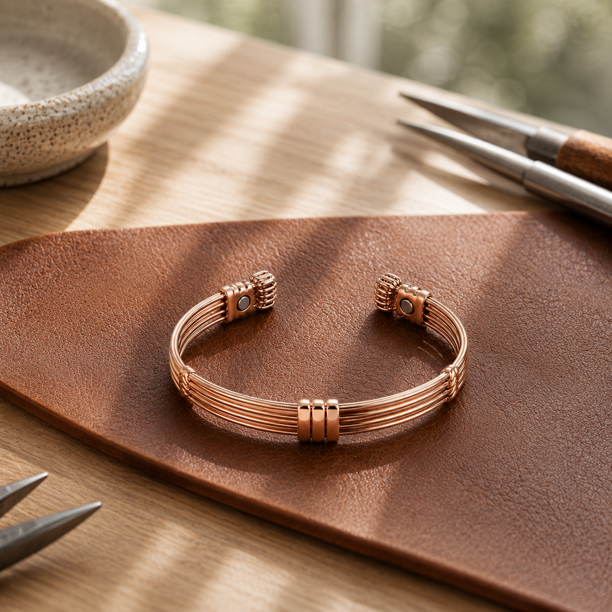 Della's Cord Copper Bracelet