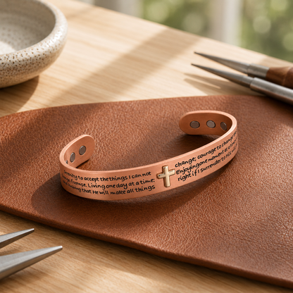 Della's Creed Copper Bracelet