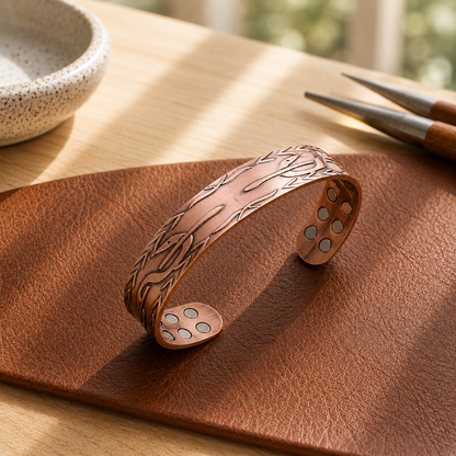 Della's Frond Copper Bracelet
