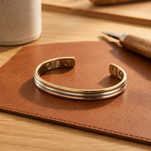 Della's Rivet Copper Bracelet