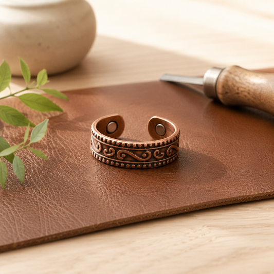 Della's Inset Copper Ring