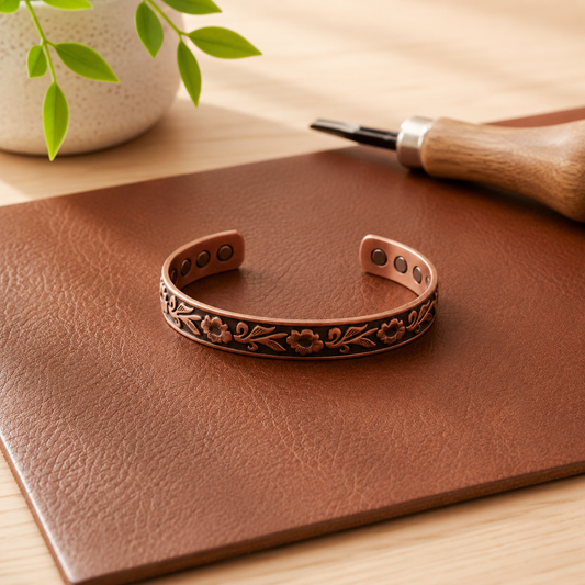 Della's Tendril Copper Bracelet