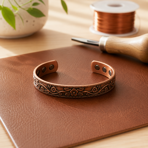 Della's Garland Copper Bracelet