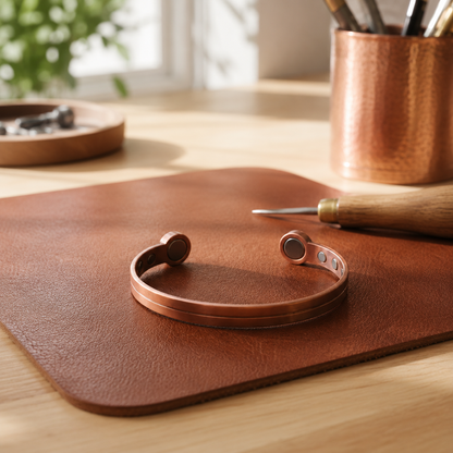 Della's Bevel Copper Bracelet