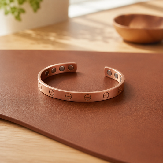 Della's Eyelet Copper Bracelet