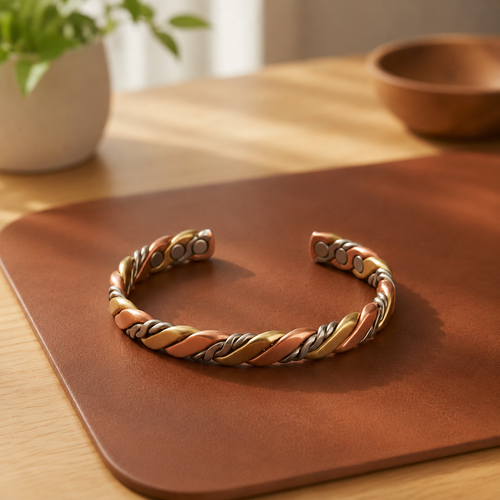 Della's Tricolor Copper Bracelet