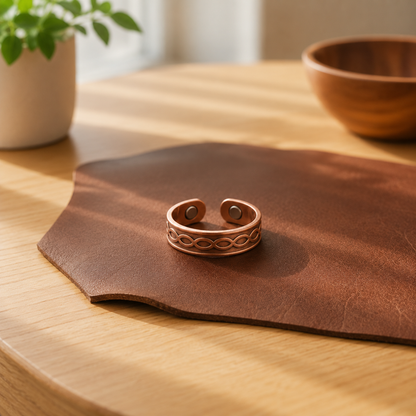 Della's Fluted Copper Ring