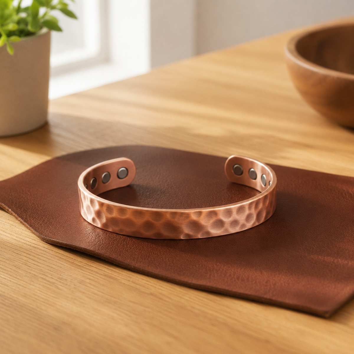 Della's Dimple Copper Bracelet