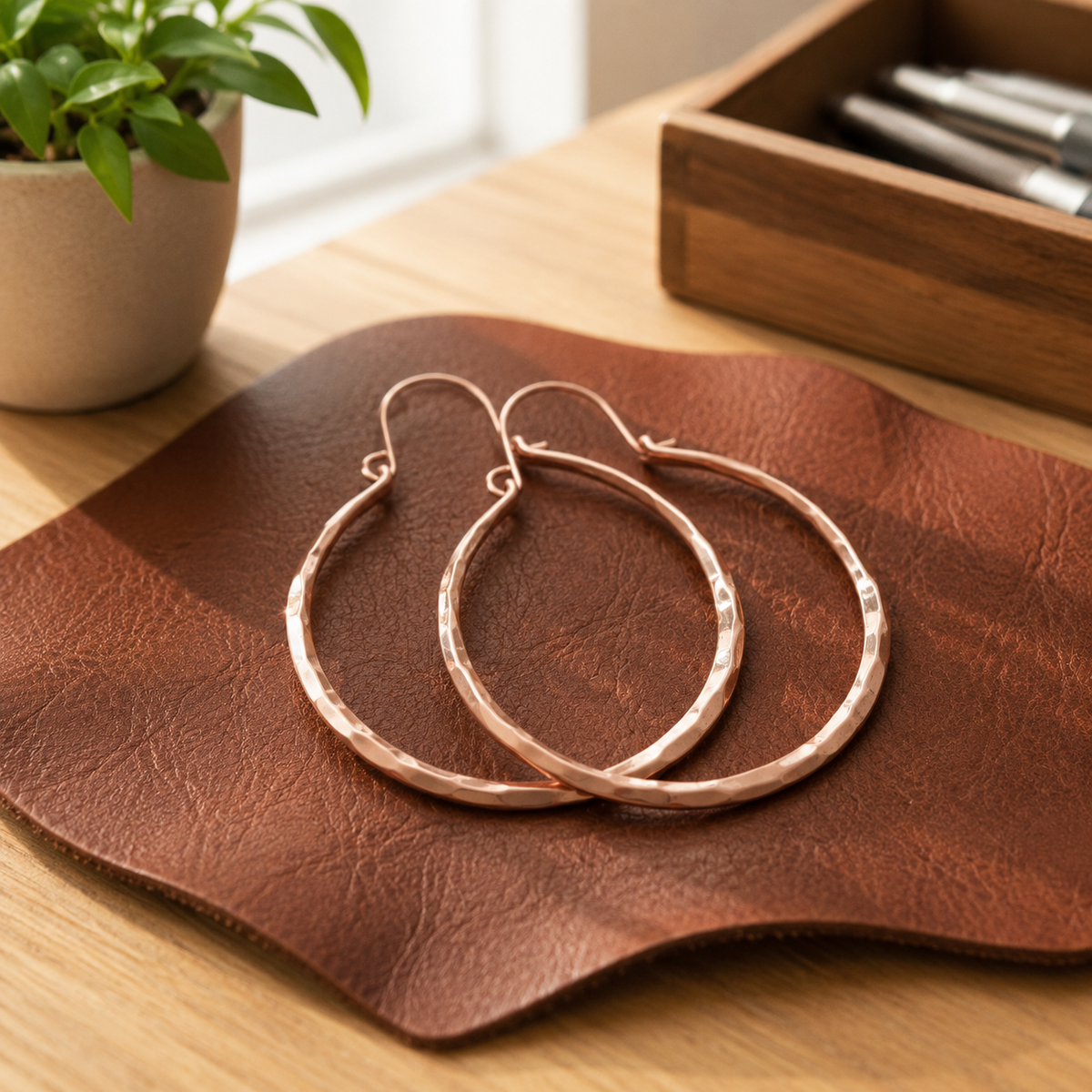 Della's Catkin Copper Earrings