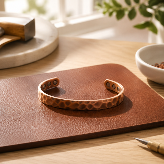 Della's Plow Copper Bracelet