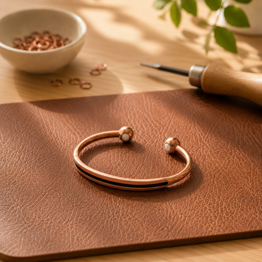 Della's Channel Copper Bracelet