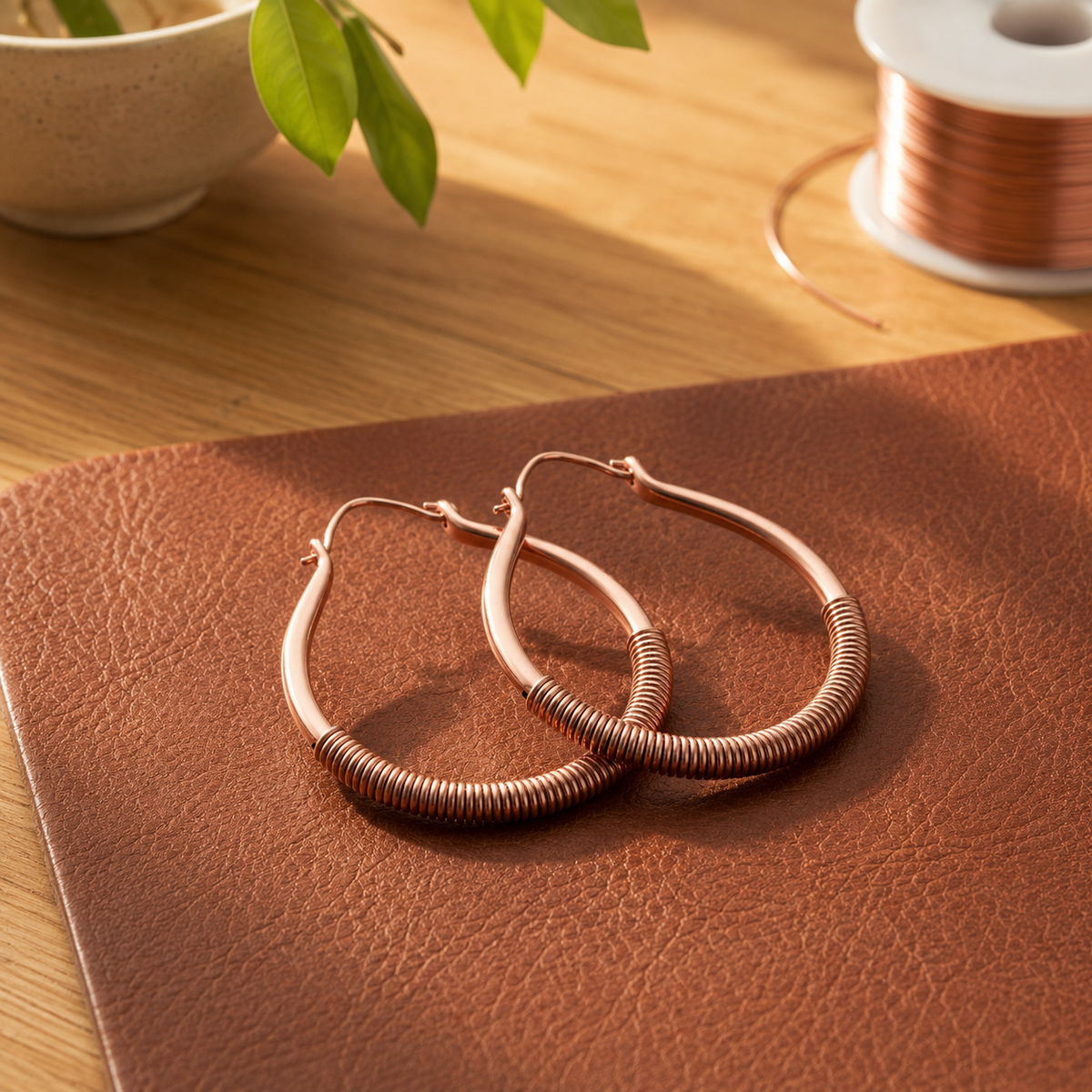 Della's Brook Copper Earrings