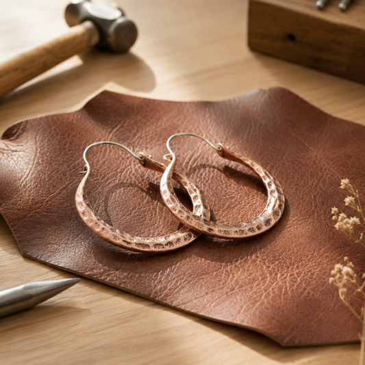 Della's Spark Copper Earrings