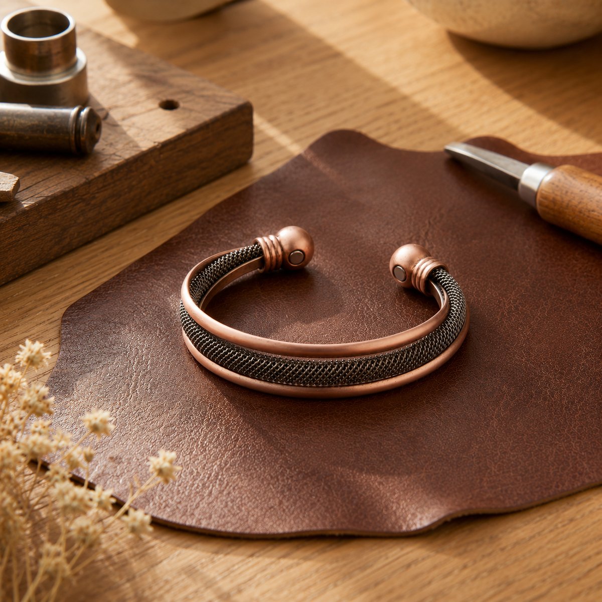 Della's Mound Copper Bracelet