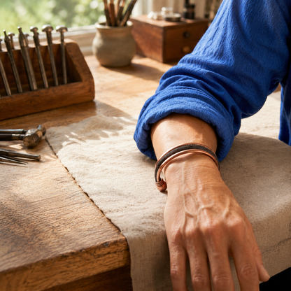 Della's Mound Copper Bracelet