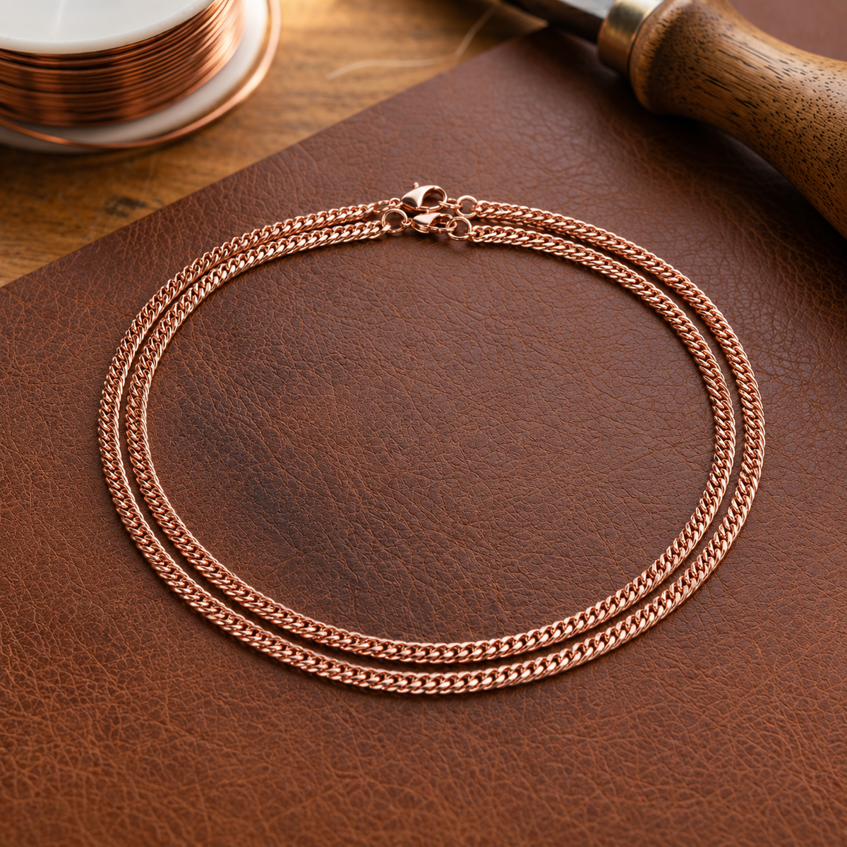 Della's Chain Copper Necklace