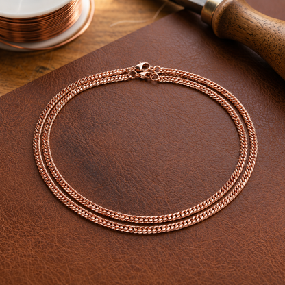 Della's Chain Copper Necklace