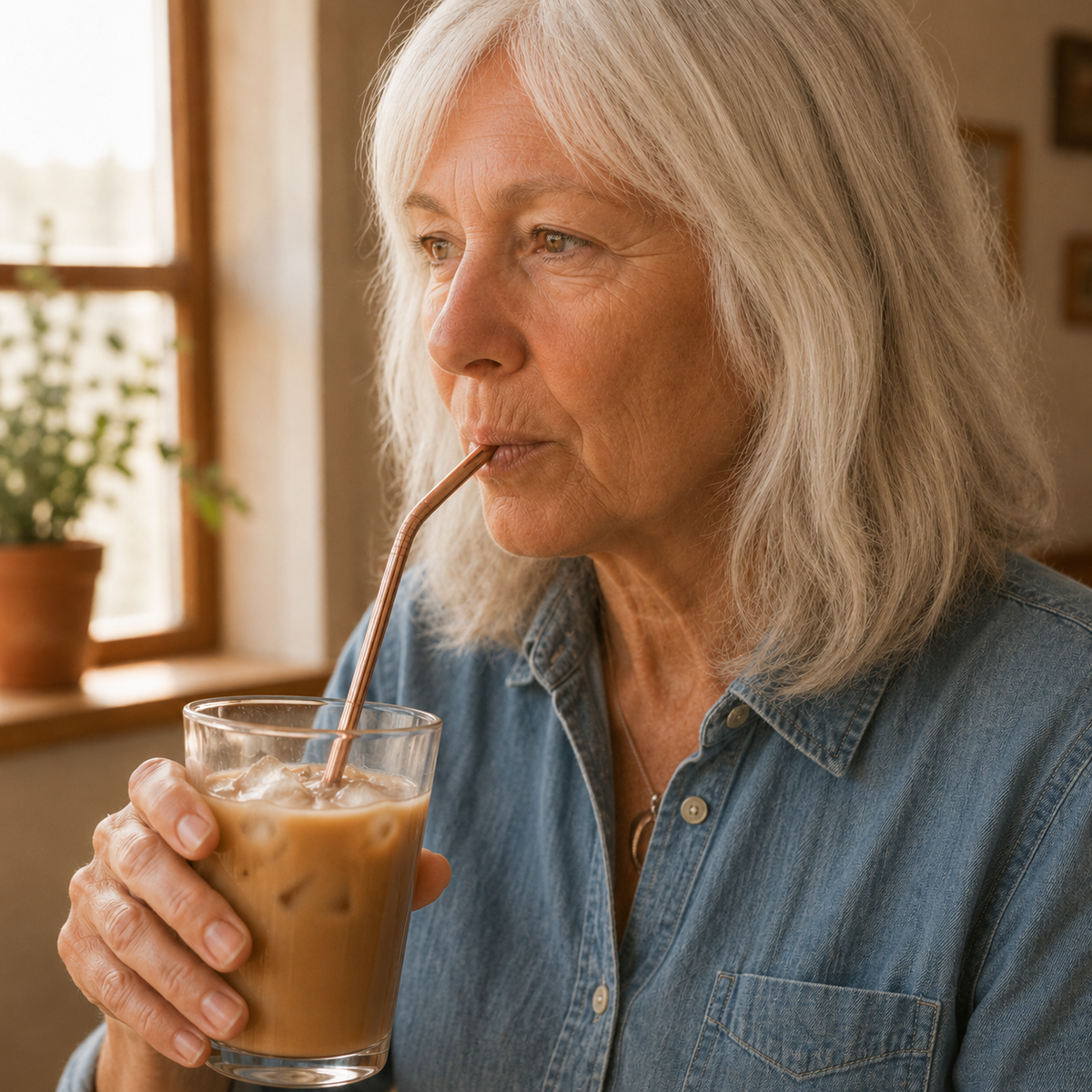 Della's Copper Straw Set