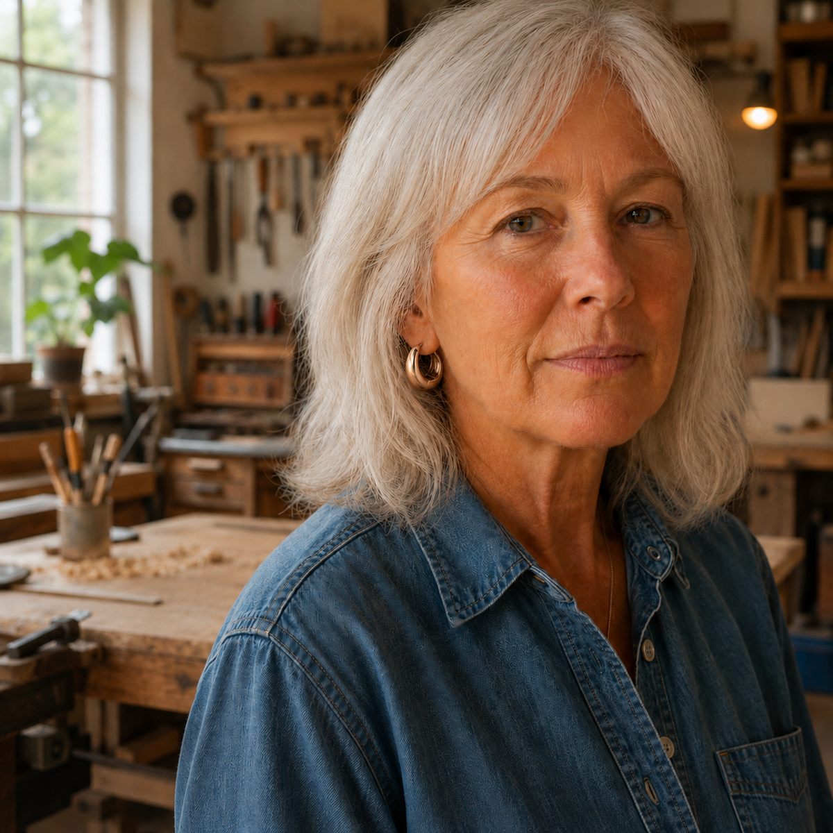 Della's Hull Copper Earrings