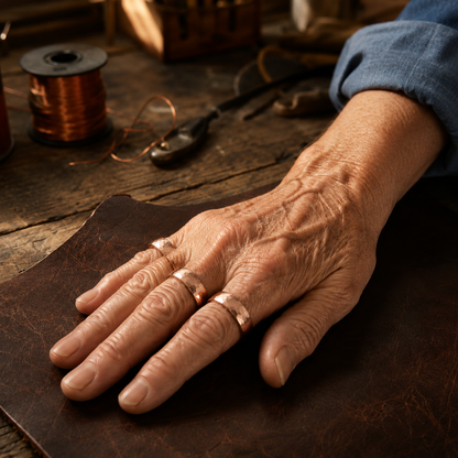 Della's Dint Copper Ring