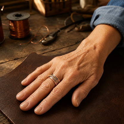 Della's Braid Copper Ring