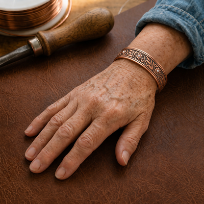 Della's Sprig Copper Bracelet