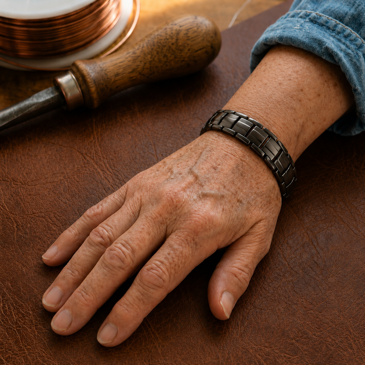 Della's Talon Men's Copper Bracelet