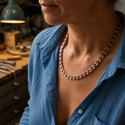 Della's Twist Copper Necklace
