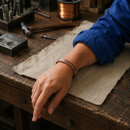 Della's Tendril Copper Bracelet