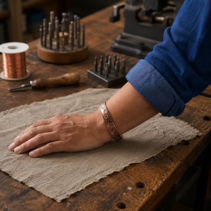 Della's Garland Copper Bracelet