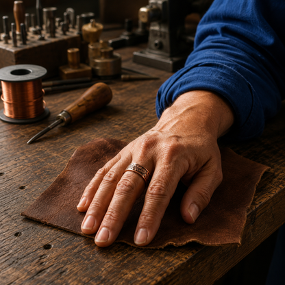 Della's Filigree Copper Ring