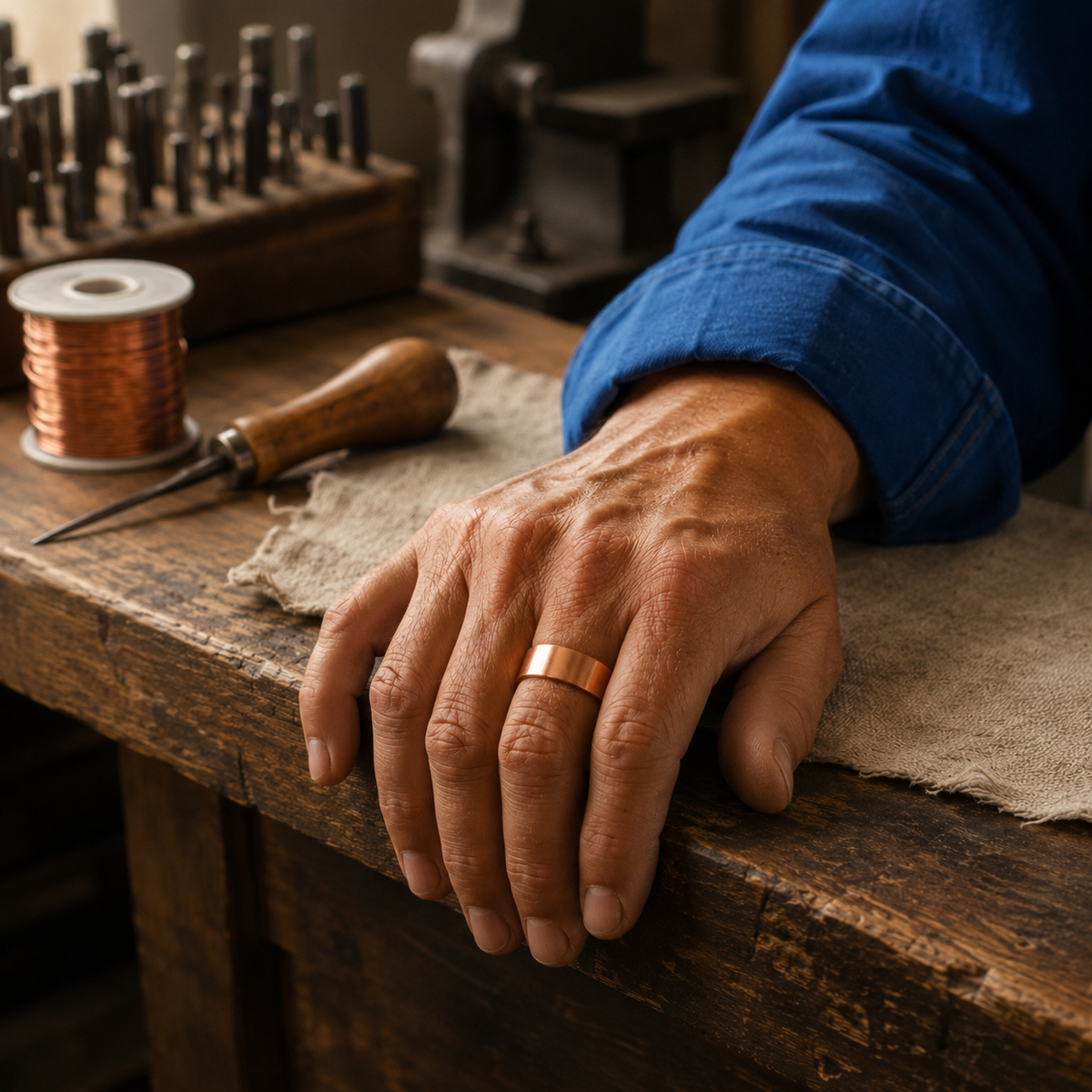 Della's Cuff Copper Ring