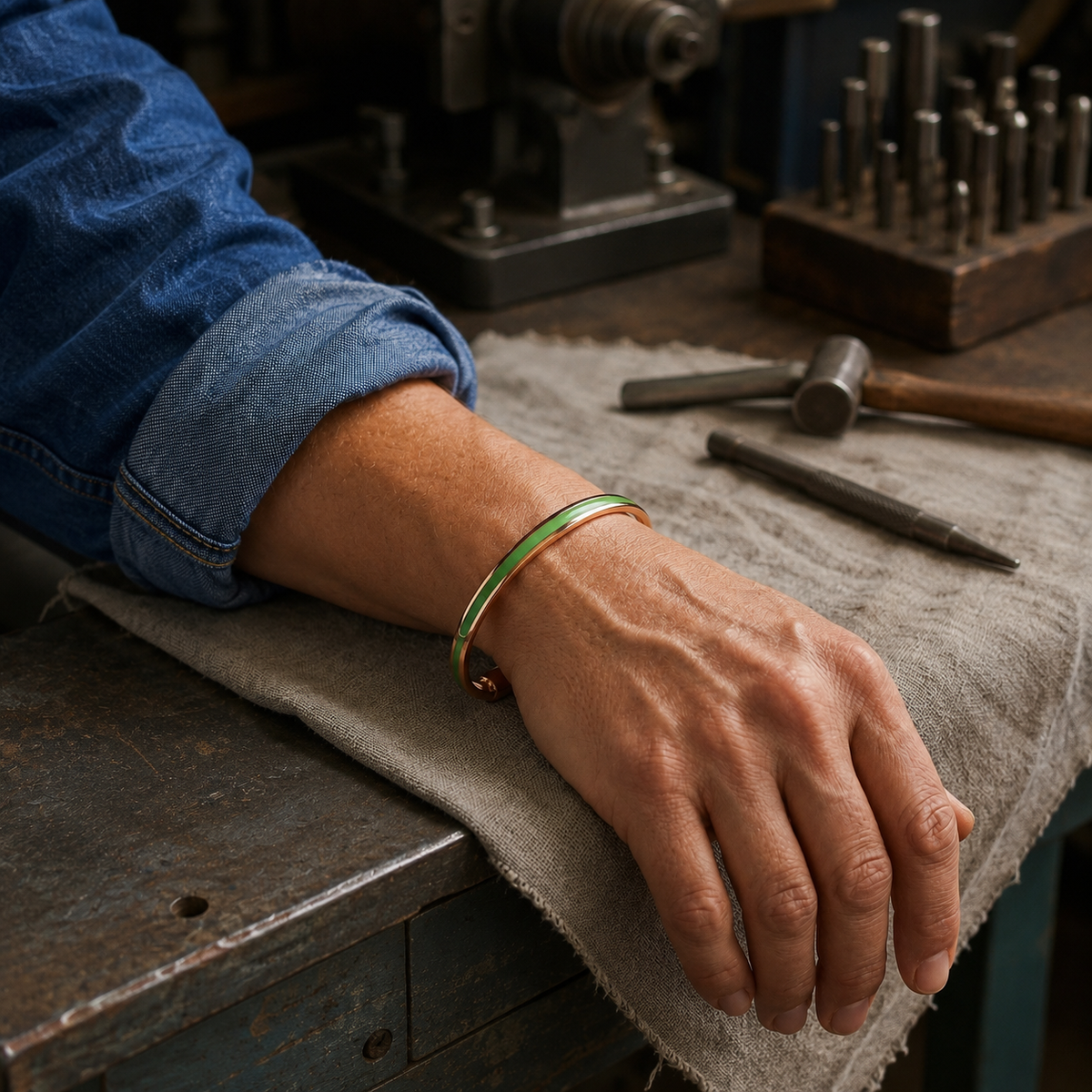 Della's Globe Copper Bracelet
