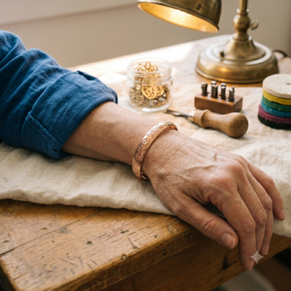 Della's Blossom Copper Bracelet