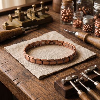 Della's Tideline Copper Anklet