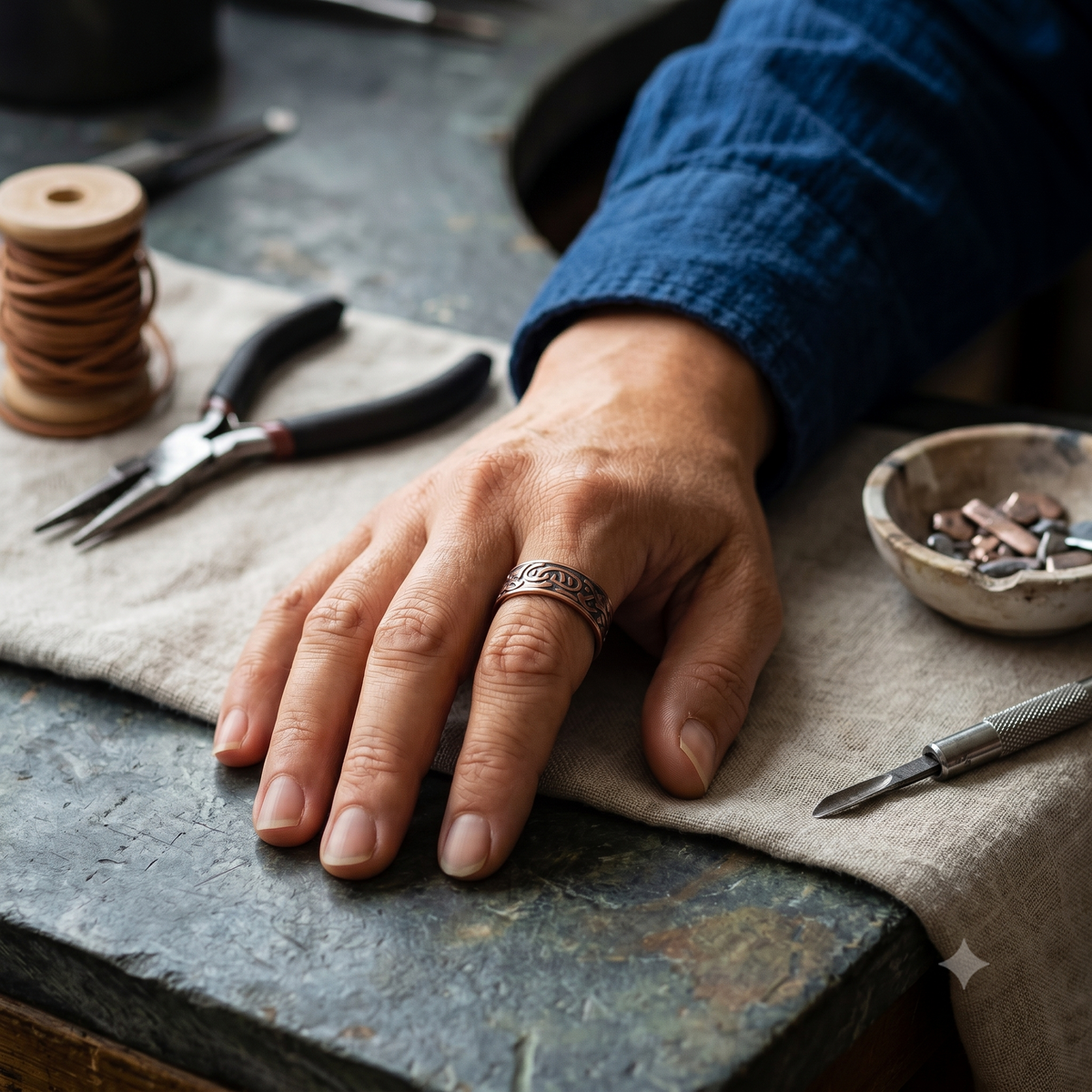 Della's Nub Copper Ring