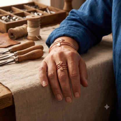Della's Shelter Copper Ring