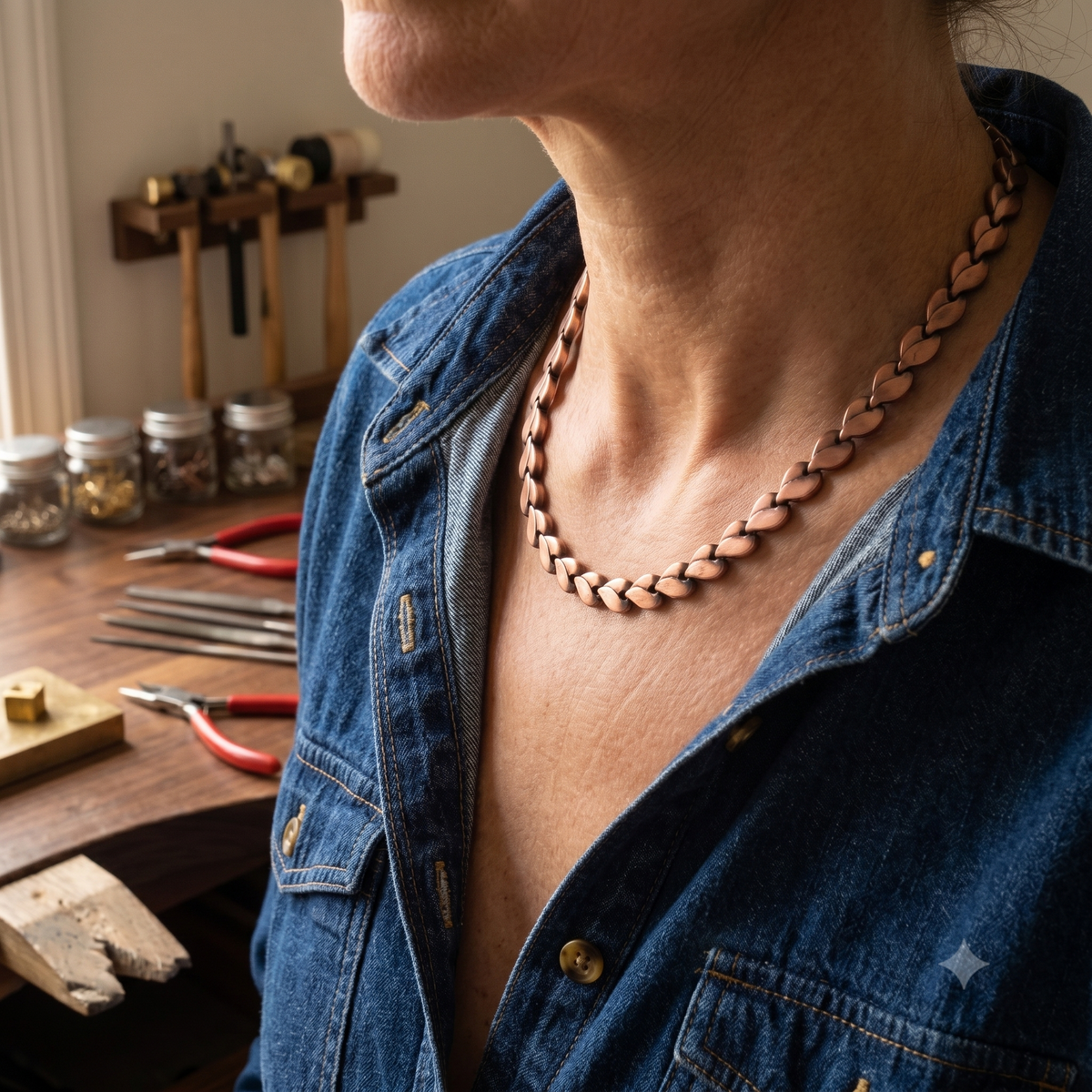 Della's Bramble Copper Necklace
