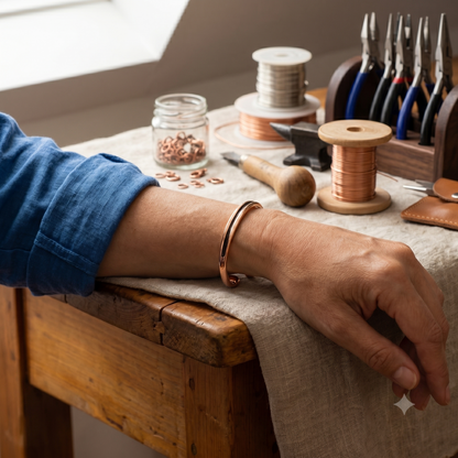 Della's Channel Copper Bracelet